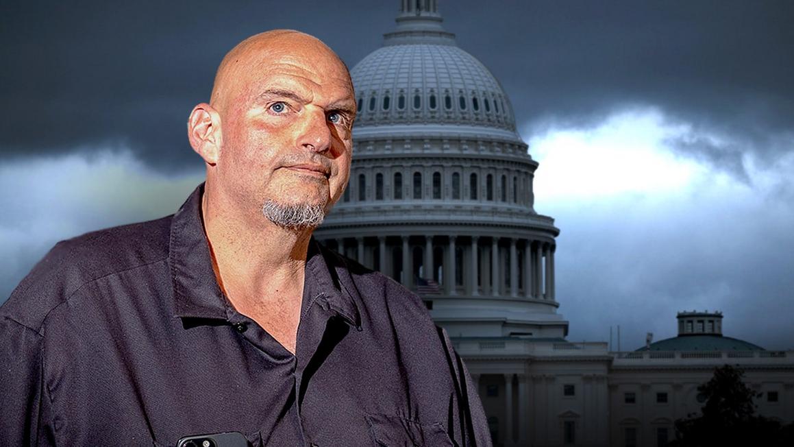 john fetterman government shutdown senate vote democrats fox news