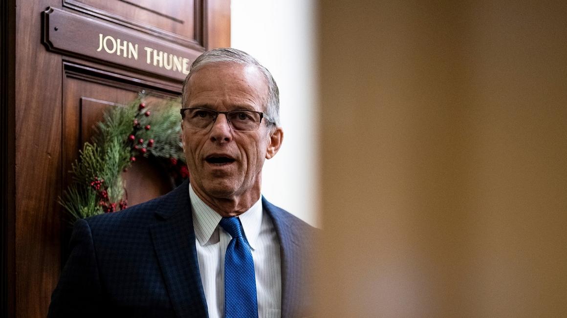 Thượng Viện chuẩn bị gởi dự luật hồ sơ Epstein cho Tổng Thống Trump 1 john thune gty gmh