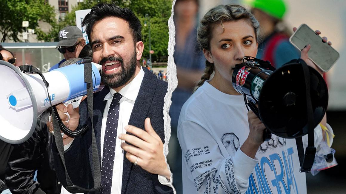 Làn sóng xã hội chủ nghĩa lan tỏa khắp Hoa Kỳ khi Đảng viên Đảng Dân chủ cấp tiến ủng hộ chiến thắng của Zohran Mamdani tại New York 1 madmani abughazaleh megaphones