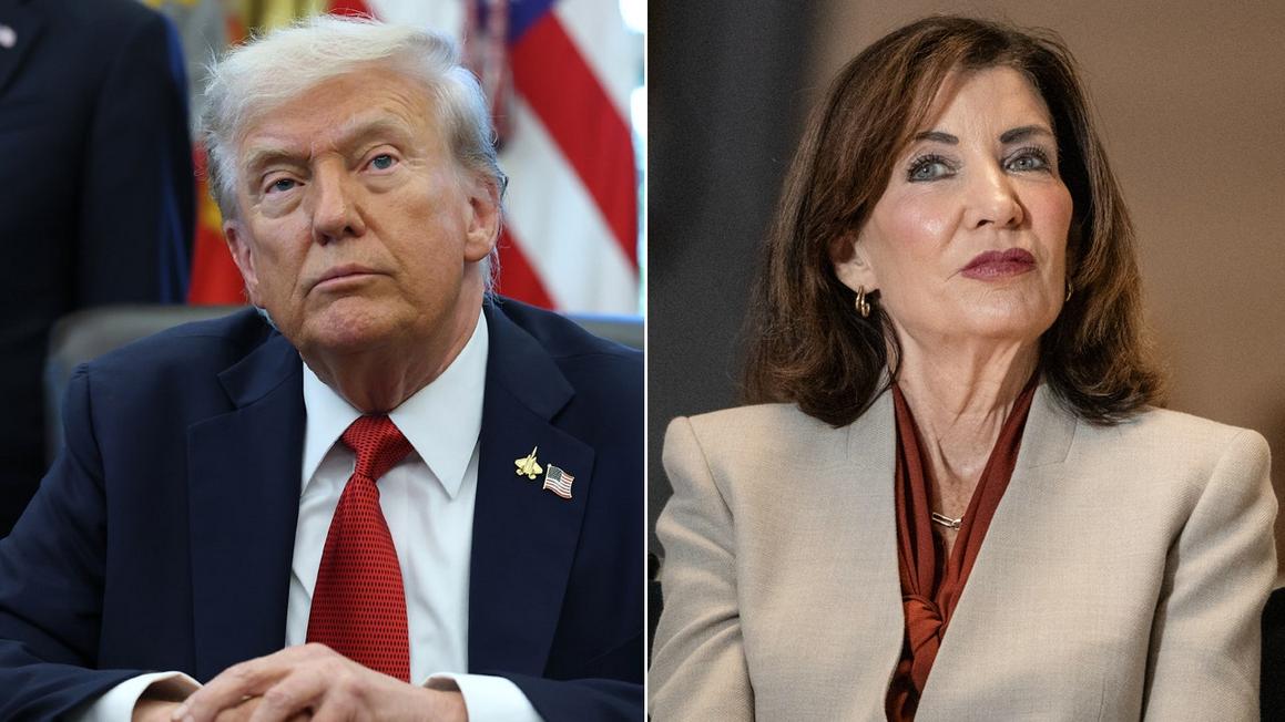 New York chuẩn bị đối phó với biện pháp cứng rắn tiềm tàng từ Tổng Thống Trump 1 president donald trump kathy hochul 2