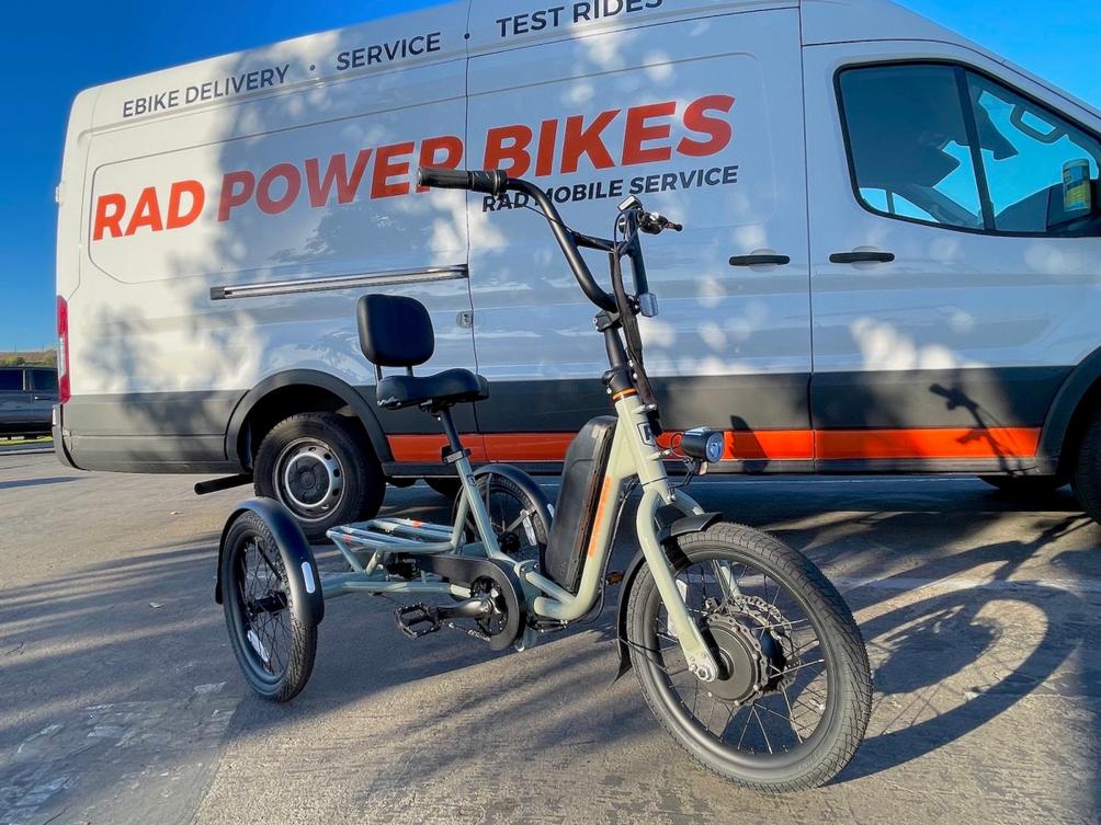 rqad power bikes trike and van