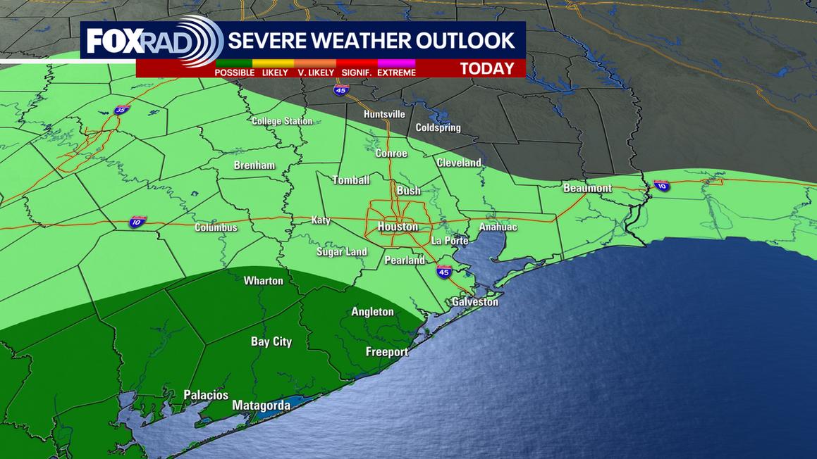 Thời tiết Houston: Mưa giông chiều thứ Bảy, xu hướng mùa Thu tiếp tục tuần tới trước khi ấm lên