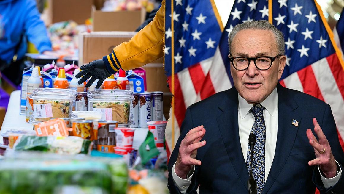 Dân biểu GOP cảnh báo nhân viên an ninh tìm đến ngân hàng thực phẩm 1 schumer food pantry