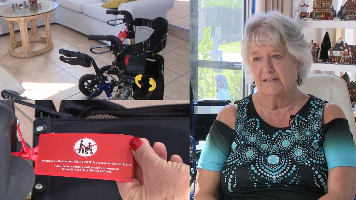 seaworld bans wheelchairs with seats