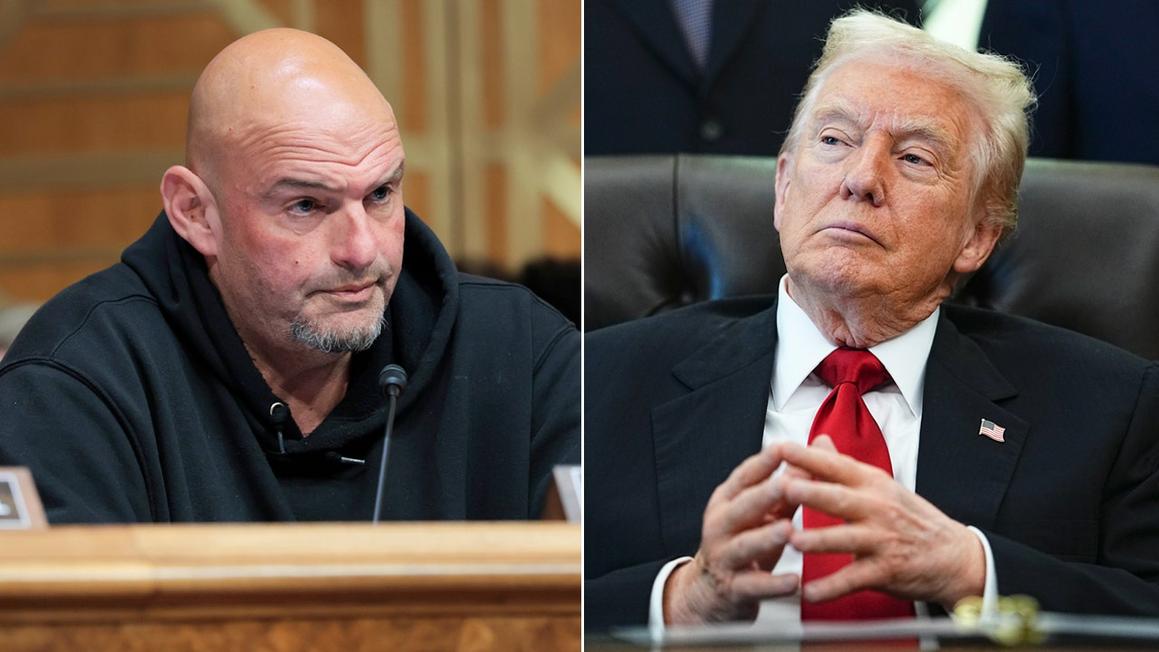 Thượng Nghị Sĩ John Fetterman Tố Cáo Tổng Thống Donald Trump Có 'Ngôn Từ Nguy Hiểm' 1 senator john fetterman president donald trump split