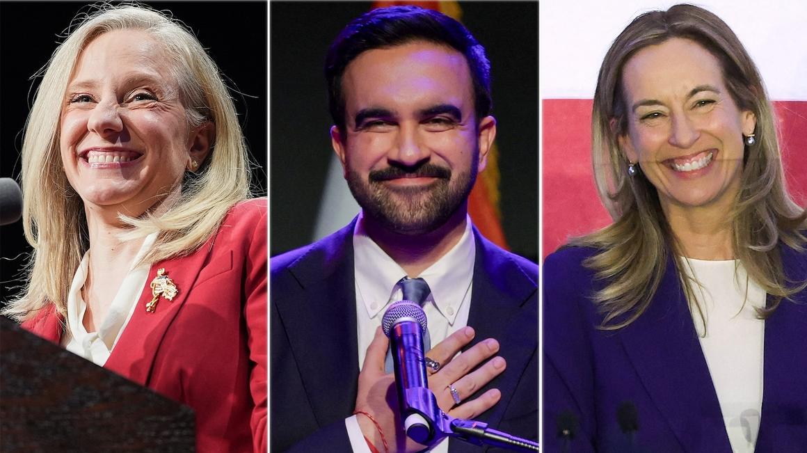 Bầu Cử 2025: Những chiến thắng lịch sử tại Virginia và New York 1 spanberger mamdani sherrill ap rt jef