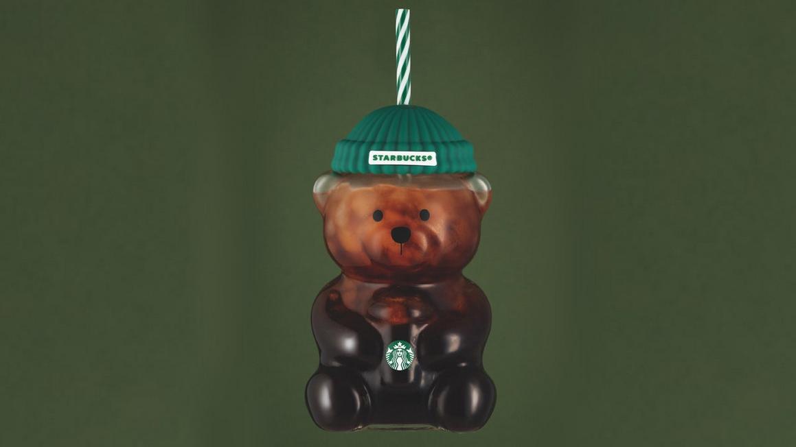 Ly Thủy Tinh Hình Gấu Starbucks "Bearista" Bán Lại Trên eBay Với Giá 300 Đô La 1 starbucks bearista cup