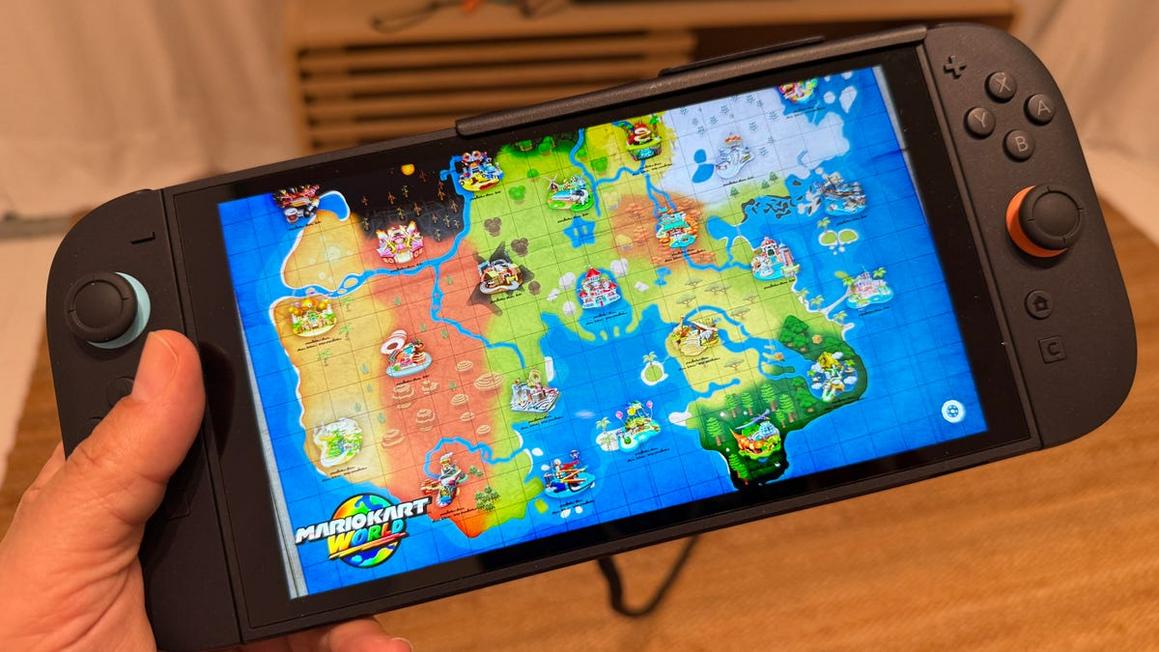 Chuẩn bị đồ chơi công nghệ cho những chuyến đi xa 1 switch 2 mario kart world courses