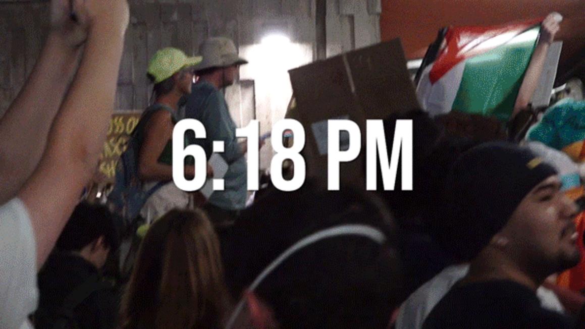 timeline protests at berkeley