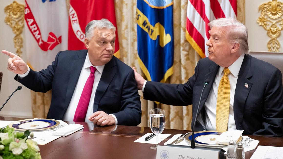 Tổng Thống Donald Trump xem xét miễn trừ trừng phạt dầu hỏa Nga cho Hungary 1 trump orban 1