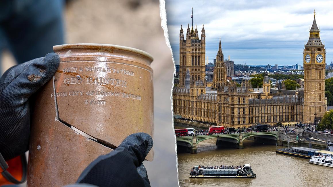 uk palace of westminster excavation london ancient artifacts history archaeology discovery 4