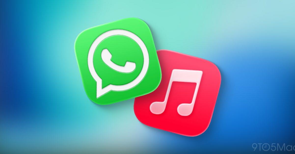 Apple Music Sắp Cho Phép Chia Sẻ Nhạc và Lời Bài Hát Lên WhatsApp Status 1 whatsapp apple music 2