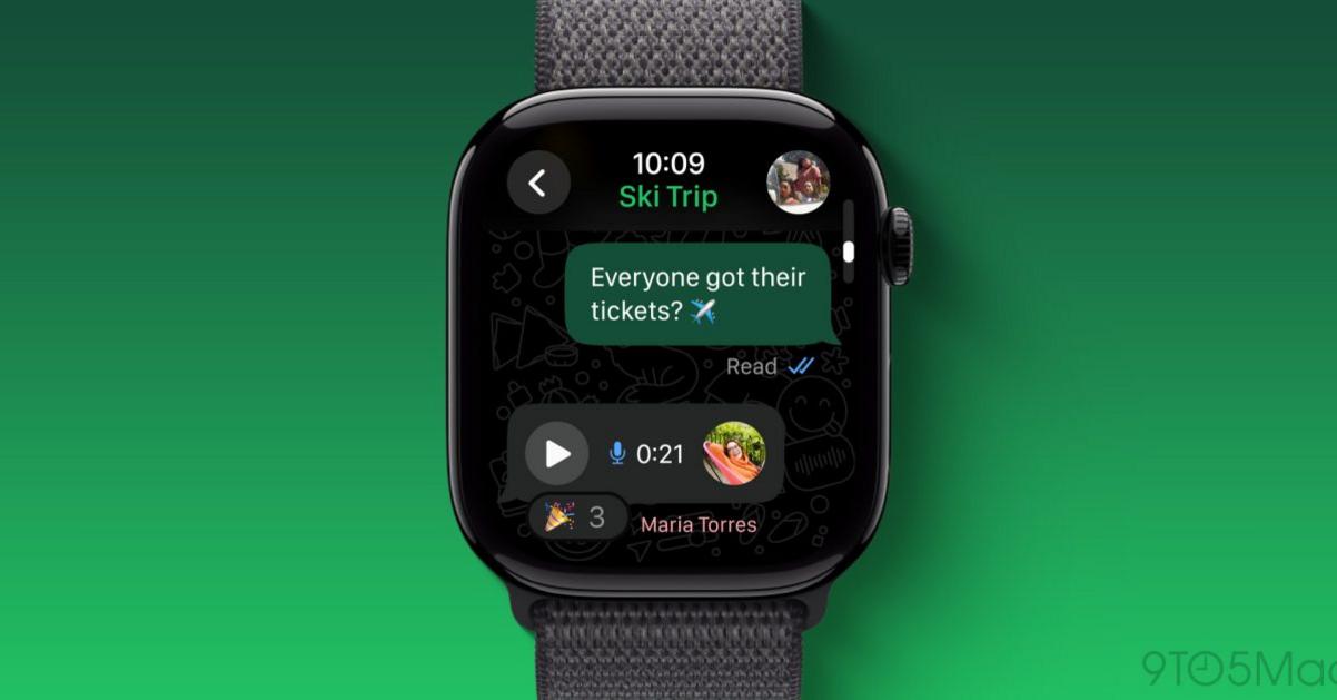 WhatsApp ra mắt ứng dụng Apple Watch với nhiều tính năng mới 1 whatsapp apple watch