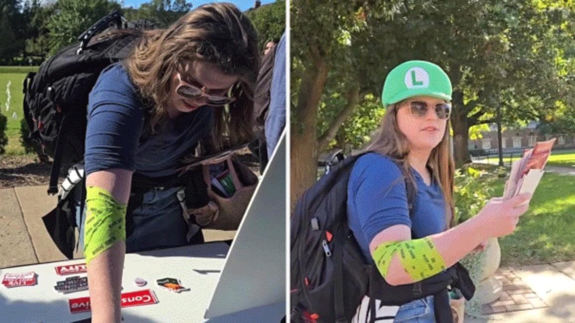 Sinh viên Oklahoma bị quấy rối vì phản đối 1 yaf flyers thrown in the air