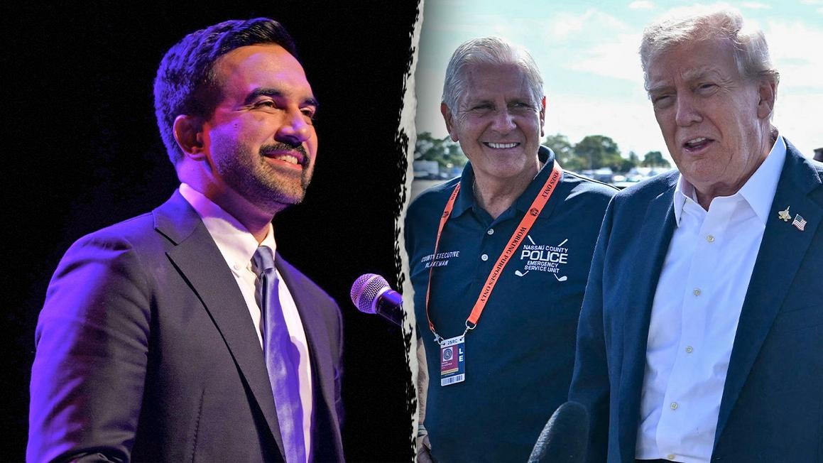 Nassau và New York: Hai đường lối chính trị đối nghịch 1 zohran mamdani bruce blakeman donald trump 1