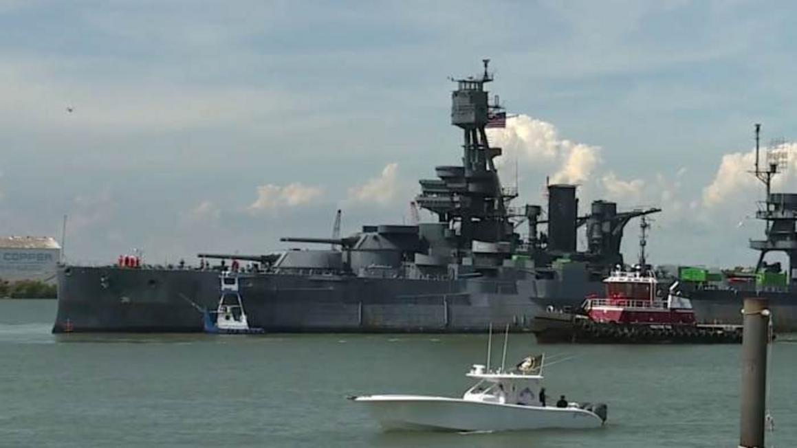 Tàu chiến Texas được 'hồi sinh' nhờ dự án trùng tu lớn tại Galveston 1