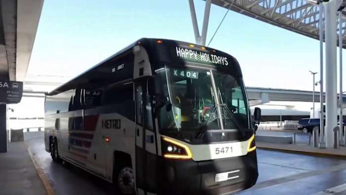 Tuyến xe buýt trực tiếp từ trung tâm Houston đến sân bay IAH được cải tiến 1