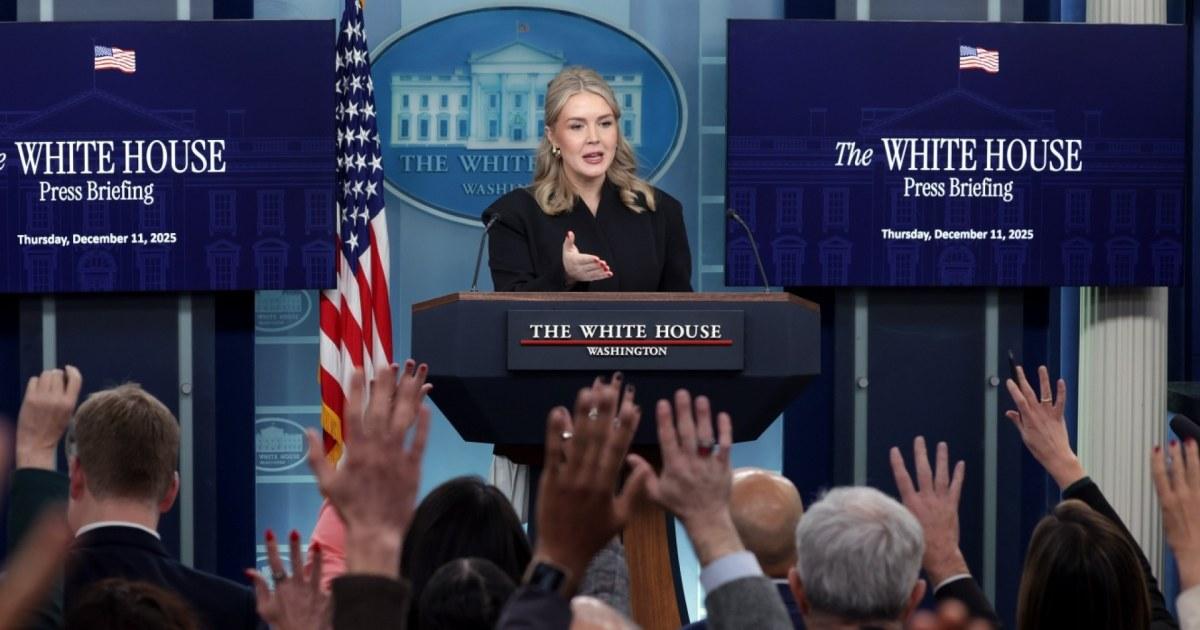 Tòa Bạch Ốc bảo vệ việc tịch thu tàu chở dầu gần Venezuela 1 1765479987168 now brk leavitt oil seizure 251211 1920x1080 35ar5q