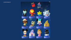 Disney và McDonald’s mừng 70 năm Disneyland bằng đồ chơi mới