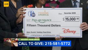 Disney tặng 15.000 đô giúp chống đói nghèo ở Vùng Philadelphia