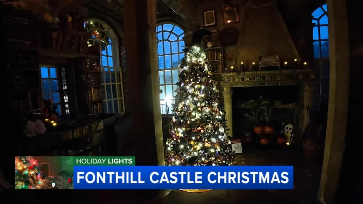 18256221 120525 wpvi holiday lights fonthill castle 1030 CC vid