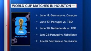 Houston Chào Đón Các Đội Tuyển Quốc Gia Tham Dự World Cup 2026