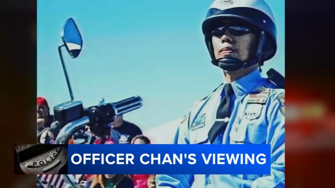 Cộng đồng tưởng niệm Cảnh sát Philadelphia Andy Chan 1 18290727 121525 wpvi officer chan viewing 11pm CC vid
