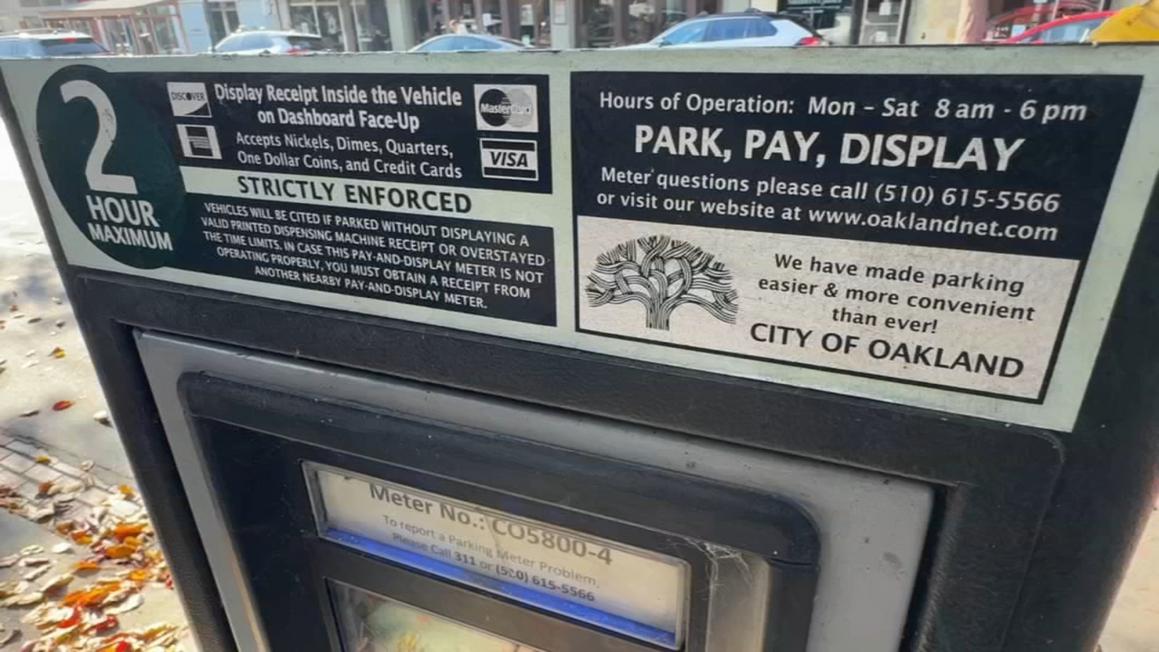 Oakland bỏ miễn phí đậu xe ngày Chủ nhật 1 18292999 121725 kgo oak parking meter img