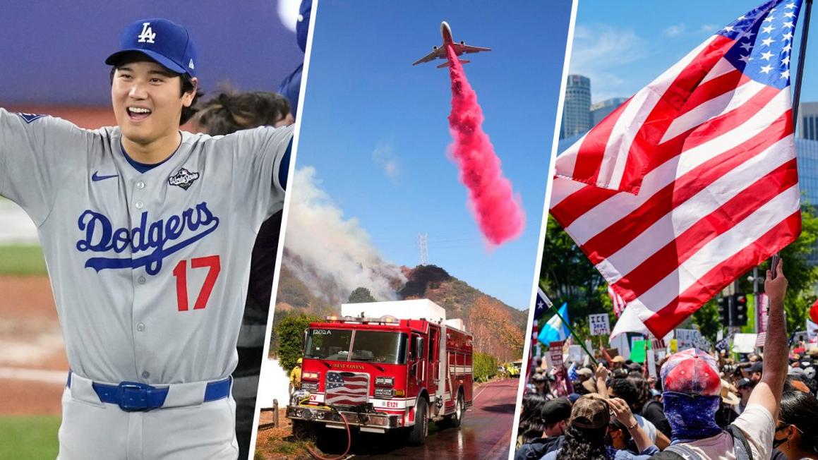 2025 la year review ohtani fires protests