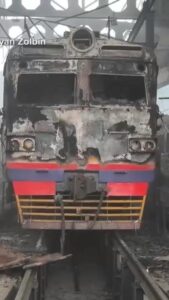 Nhà ga Ukraine tan hoang sau các cuộc tấn công của Nga