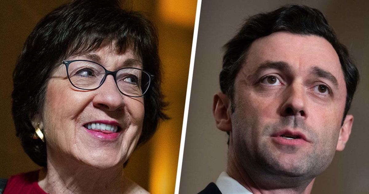 Cuộc đua vào Thượng Viện năm 2026: Những bang then chốt 1 251217 susan collins john ossoff mn 1525 1ba60f