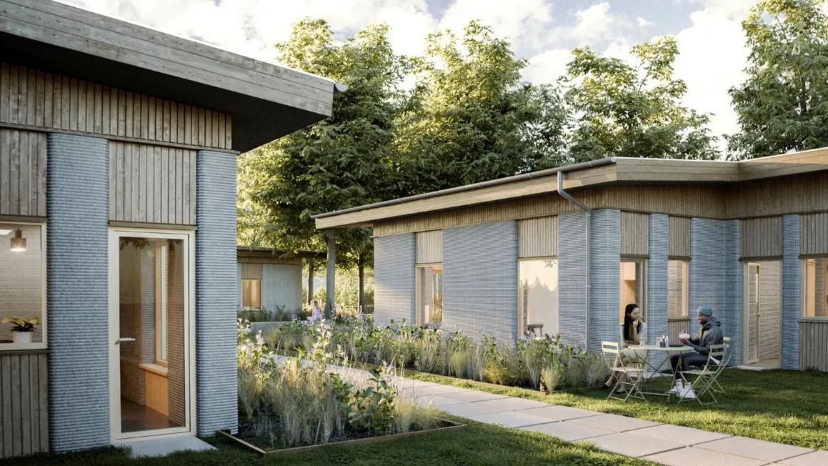 3d printed student apartments finished