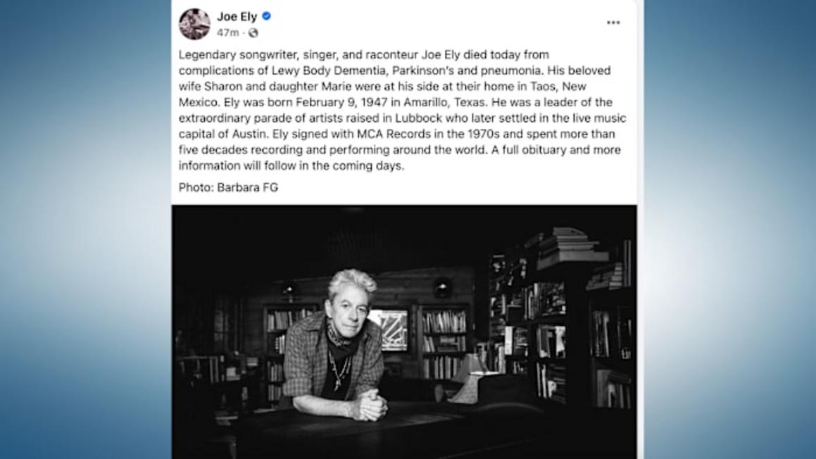 Huyền thoại nhạc sĩ Texas Joe Ely qua đời ở tuổi 78 1 5P4D5FNNSFBHJHOCFY462W3DHM