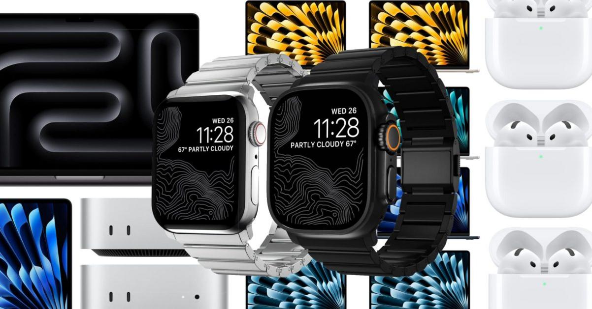 Apple deals AirPods 4 Nomad Titanium Band MacBook Air Mac mini
