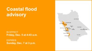 Cảnh Báo Lụt Ven Biển Được Ban Bố Cho Bắc California Đến Chiều Chủ Nhật