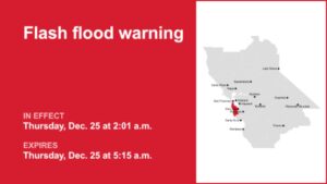 Cảnh báo lũ quét tại Hạt San Mateo, người dân cần hành động khẩn cấp