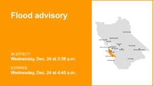 Cảnh báo lũ lụt tại Hạt San Mateo và Santa Cruz do mưa lớn