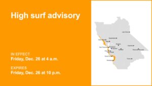 Cảnh báo sóng lớn cho khu vực Vịnh vào thứ Sáu