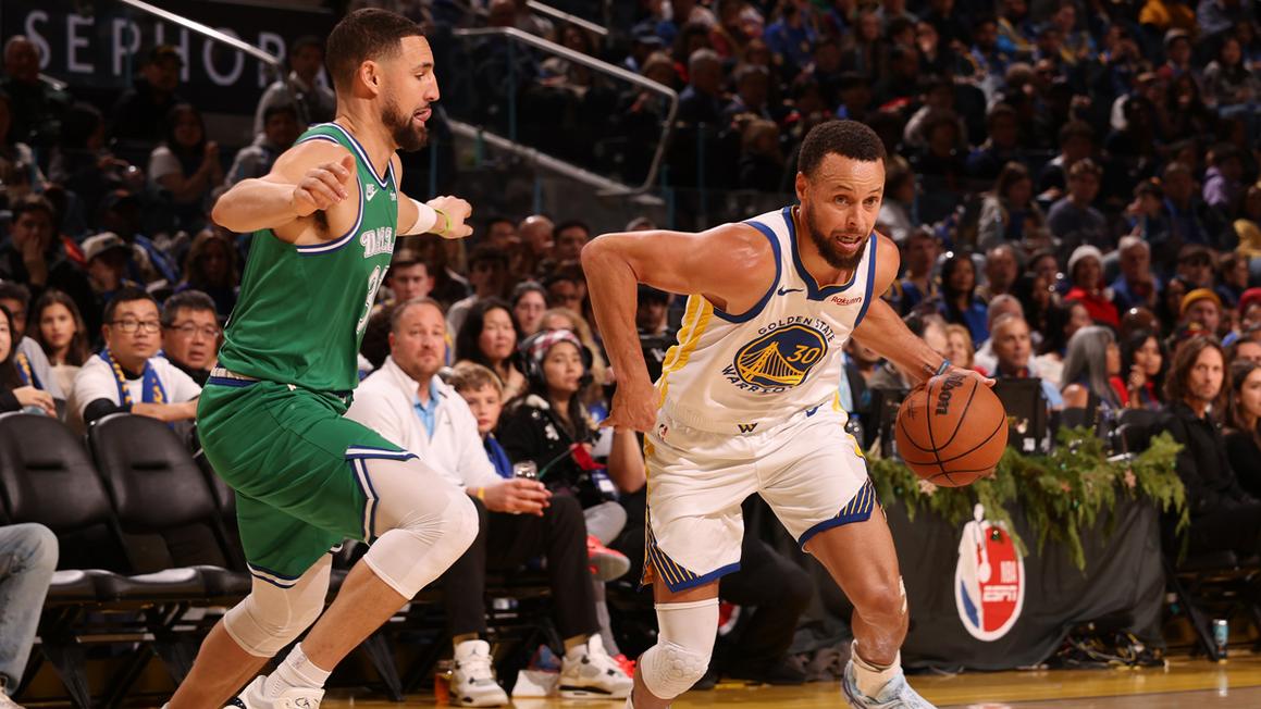 Klay Thompson Steph Curry GETTY