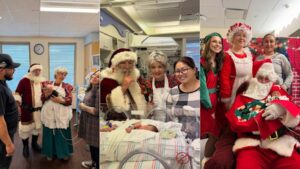 Ông già Noel ghé thăm các em bé tại bệnh viện Houston nhân dịp Giáng Sinh