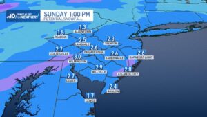 Băng Giá và Tuyết Nhẹ Cuối Tuần Này tại Vùng Philadelphia 3 Băng Giá và Tuyết Nhẹ Cuối Tuần Này tại Vùng Philadelphia