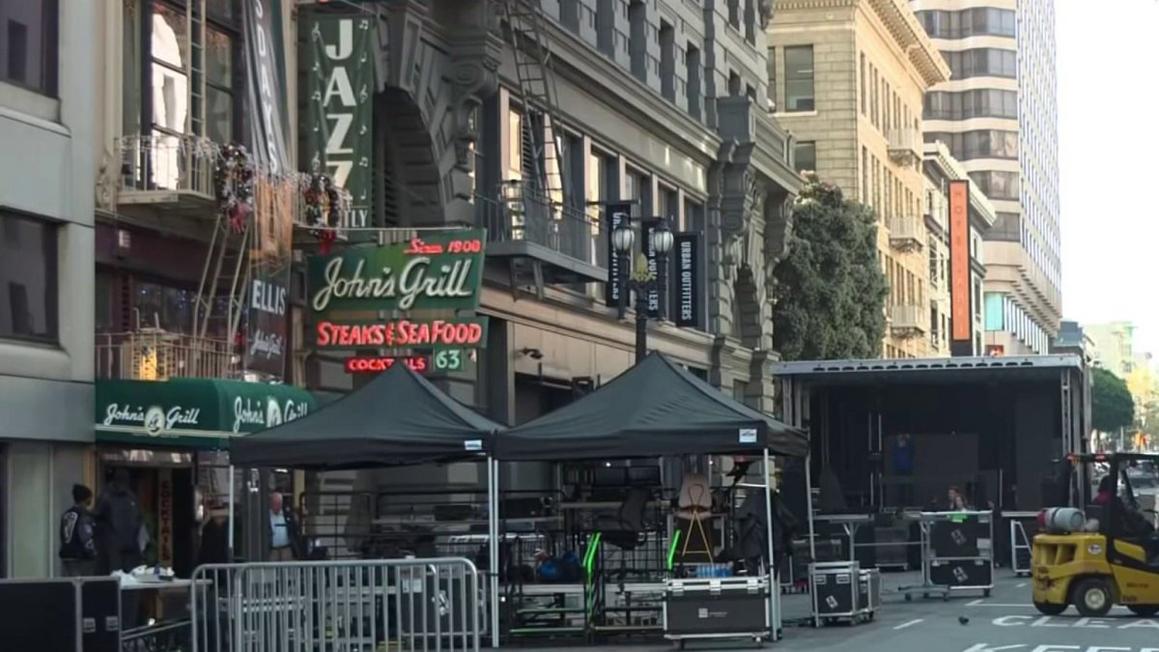 Public party on San Franciscos Ellis Street hosts toy drive