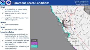 Nguy hiểm tiềm ẩn, lũ lụt rình rập các bãi biển North Bay 2 Nguy hiểm tiềm ẩn, lũ lụt rình rập các bãi biển North Bay