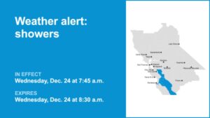 Cảnh báo thời tiết cho khu vực Vịnh vào sáng thứ Tư, gió giật mạnh