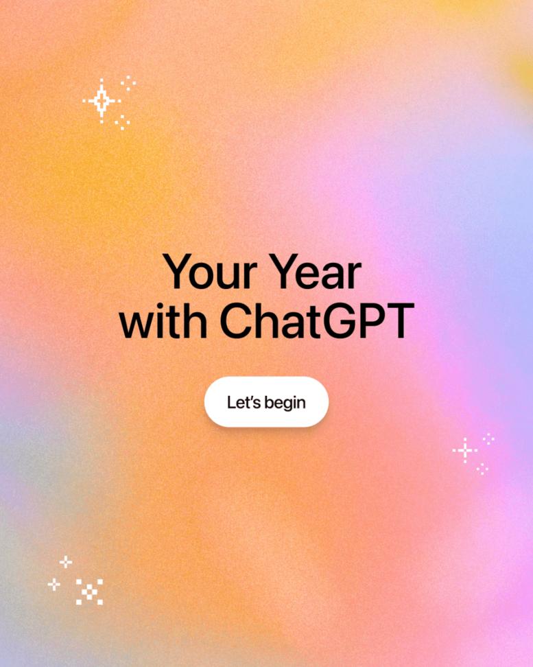 ChatGPT ra mắt bản 'tổng kết năm' như Spotify Wrapped 1 YYWC Hero