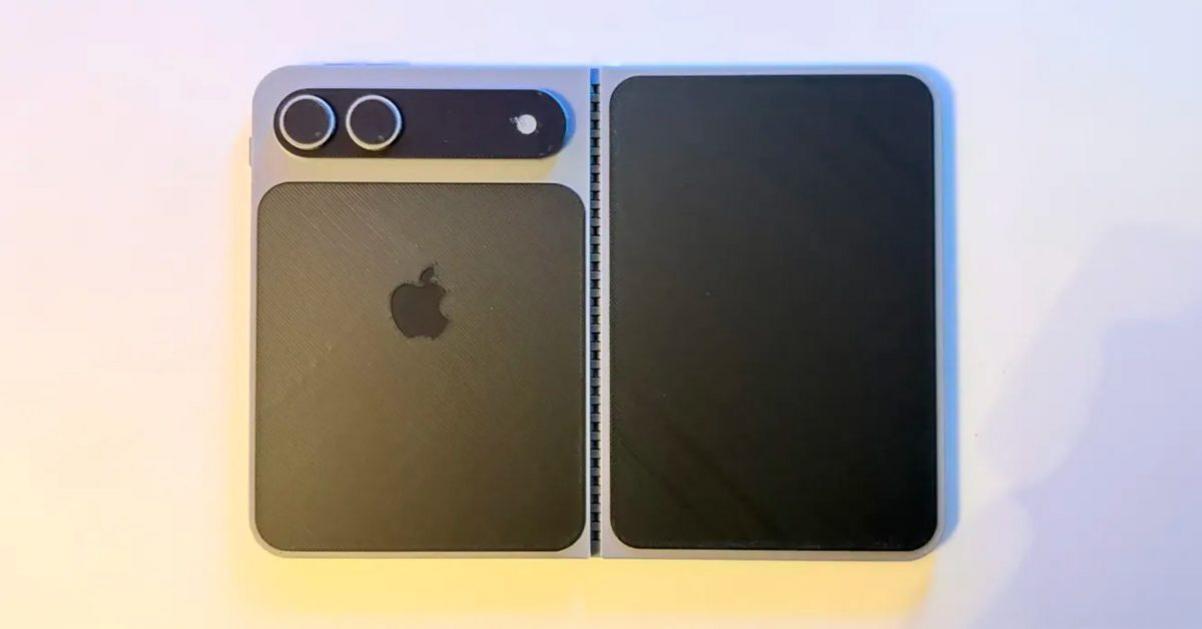 You can 3D print a mockup of the iPhone Fold with an asterisk