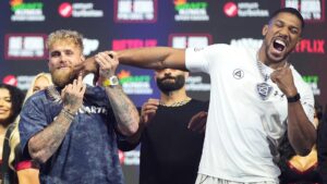 Chuyên gia: Thua Jake Paul, Anthony Joshua sẽ là 'thảm họa' 9 Chuyên gia: Thua Jake Paul, Anthony Joshua sẽ là ‘thảm họa’