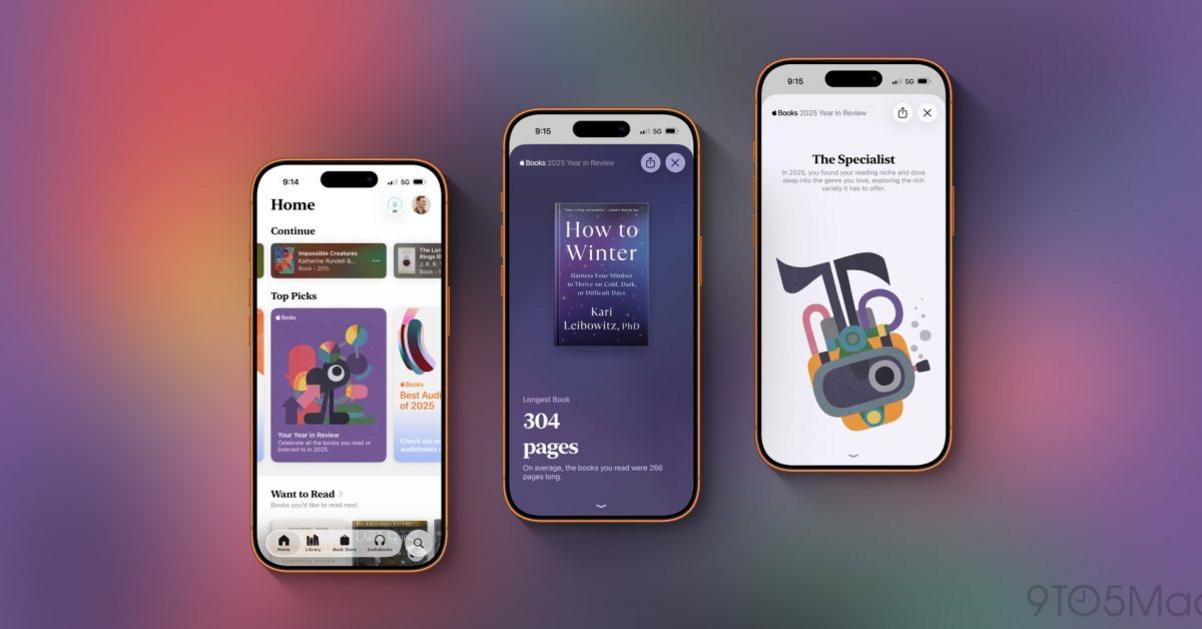 Apple Books Ra Mắt Báo Cáo Tổng Kết Cuối Năm, Cùng Danh Sách Sách Hay Nhất Năm 2025 1 apple books year in review 2025