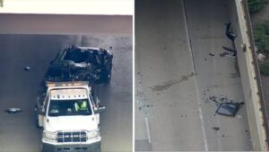 Giao thông trên Xa lộ Vine Street bị ảnh hưởng do tai nạn