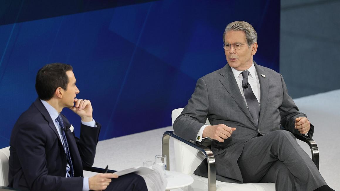 bessent sorkin dealbook interview